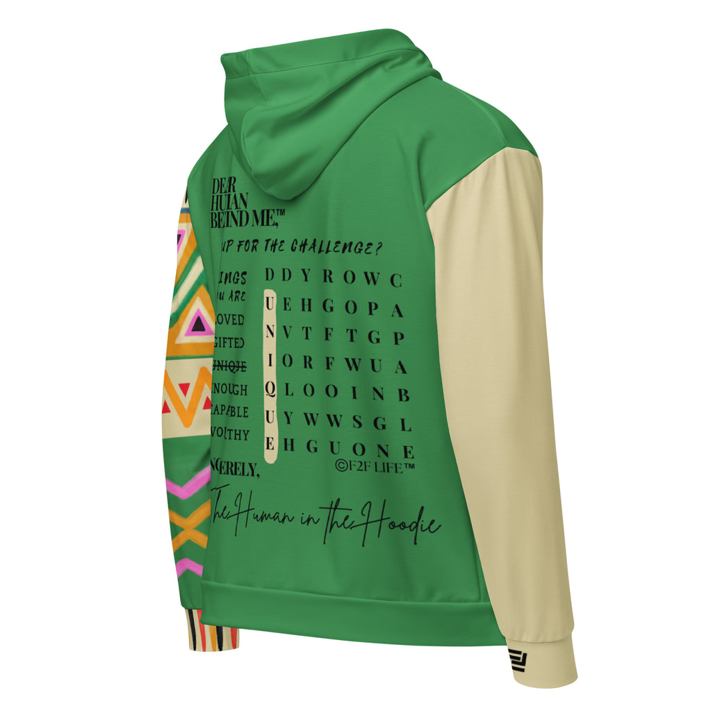 Dear Human Behind Me™ zip hoodie Message #10 things you are view