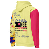 Dear Human Behind Me™ hoodie Message #08 Embrace Change right side view