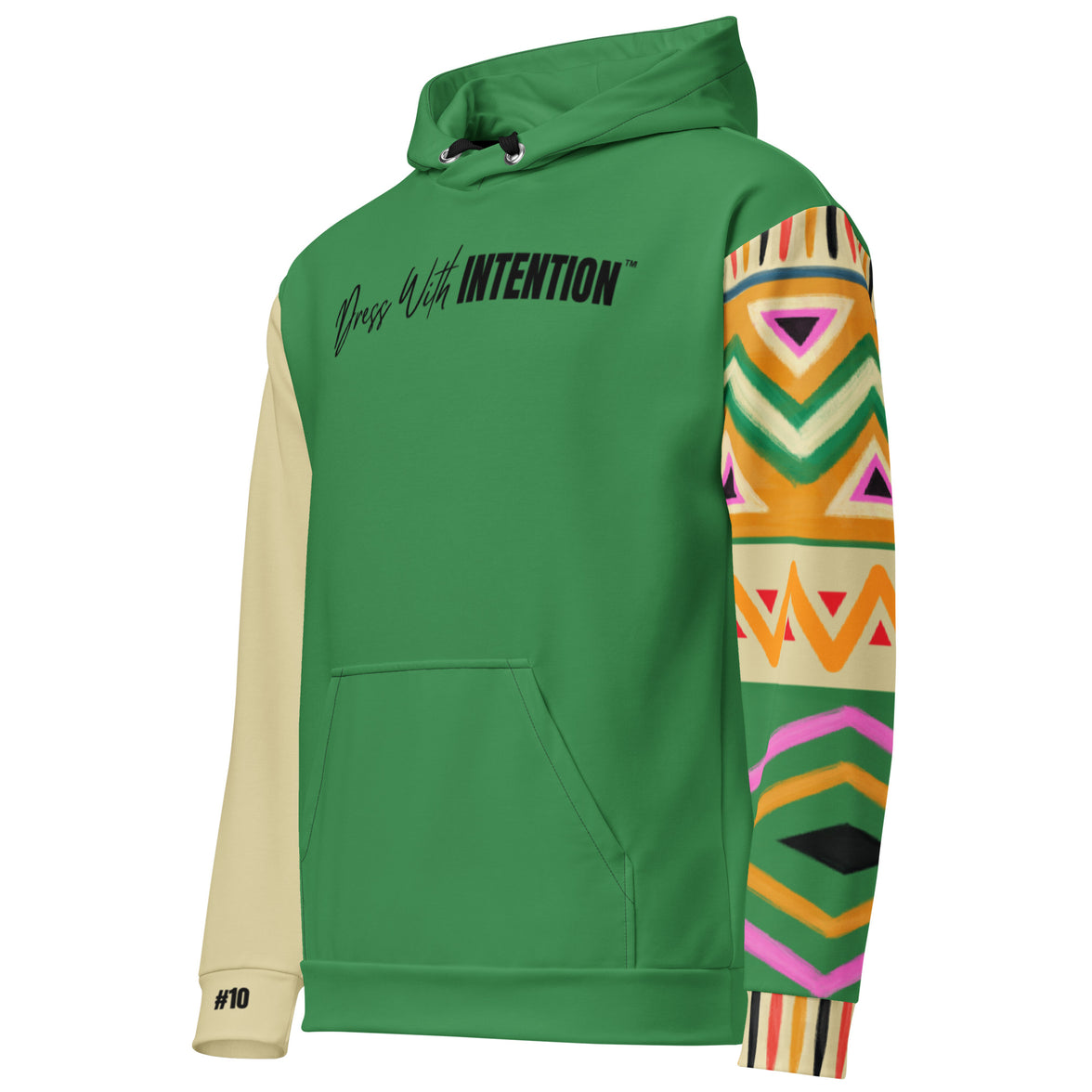 Dear Human Behind Me™ hoodie Message #10 Things You Are left view