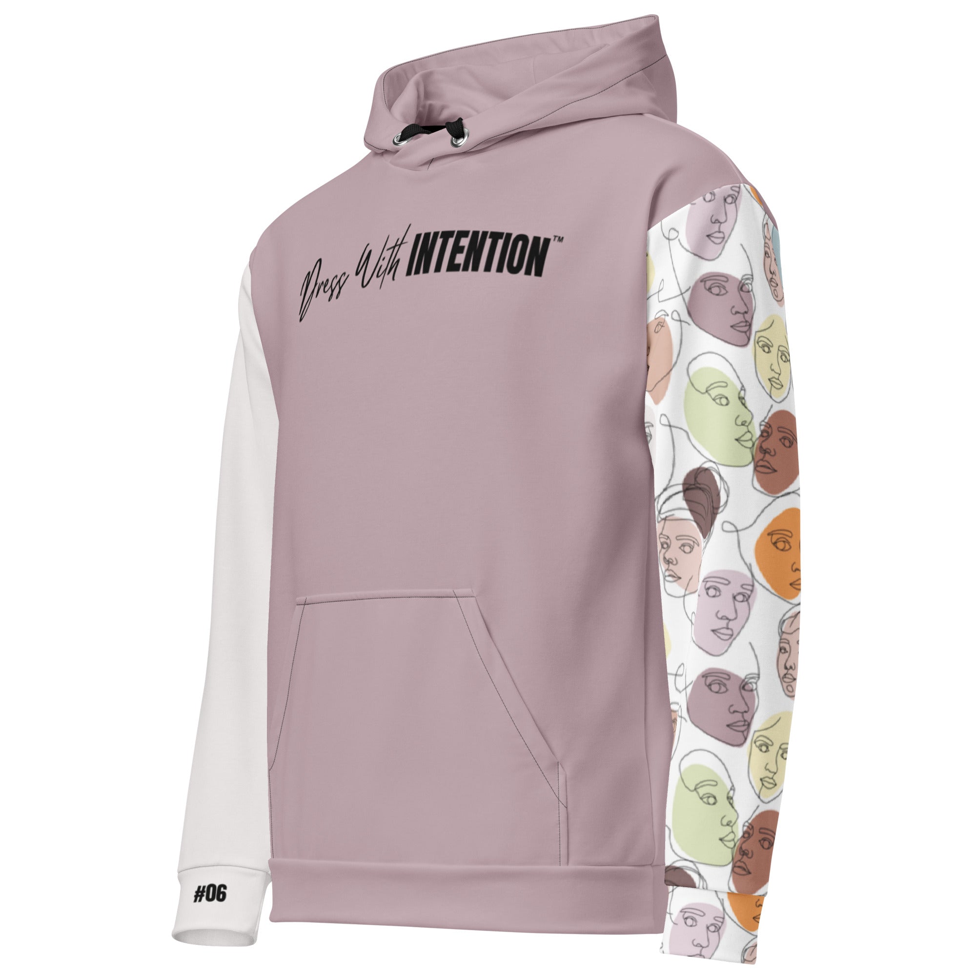 Dear Human Behind Me™ hoodie Message #06 Use It Wisely left view