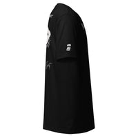Dear Human Behind Me™ black shirt Message #06 use it wisely right view