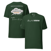Dear Human Behind Me™ forest shirt Message #06 front and back view