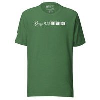 Dear Human Behind Me™ green shirt Message #01 dress with intention front view