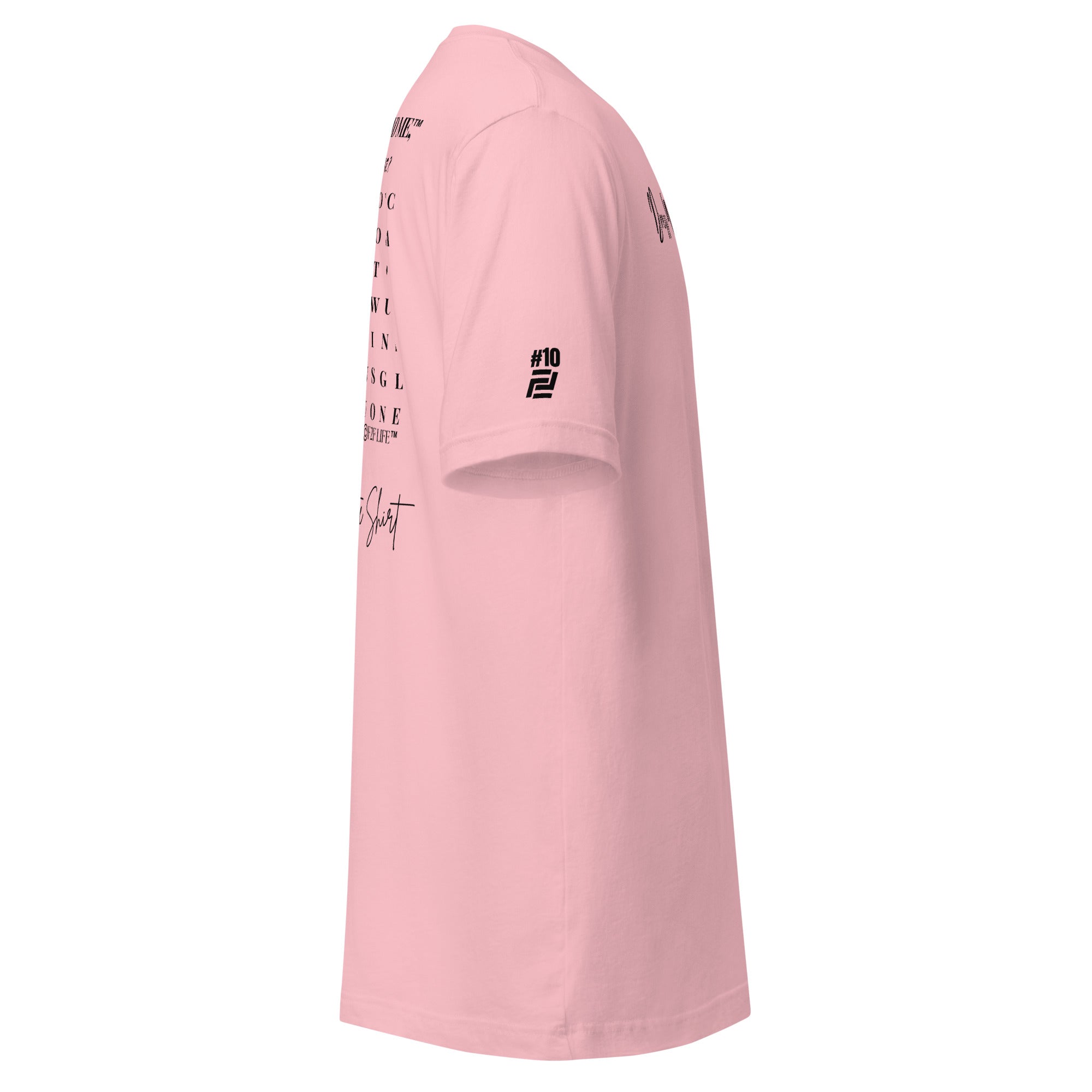 Dear Human Behind Me™ pink shirt Message #10 things you are right view