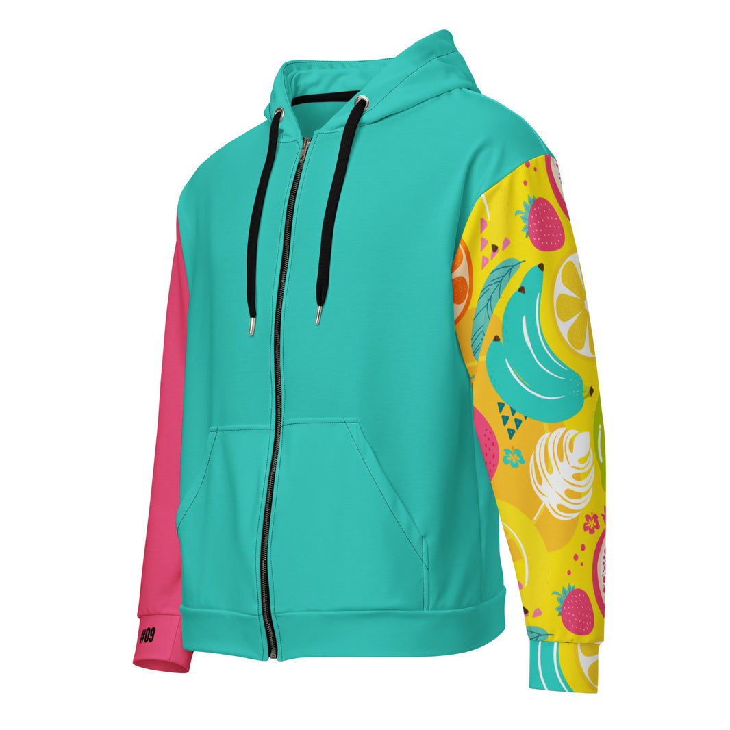 Dear Human Behind Me™ zip hoodie Message #09 begin again front view