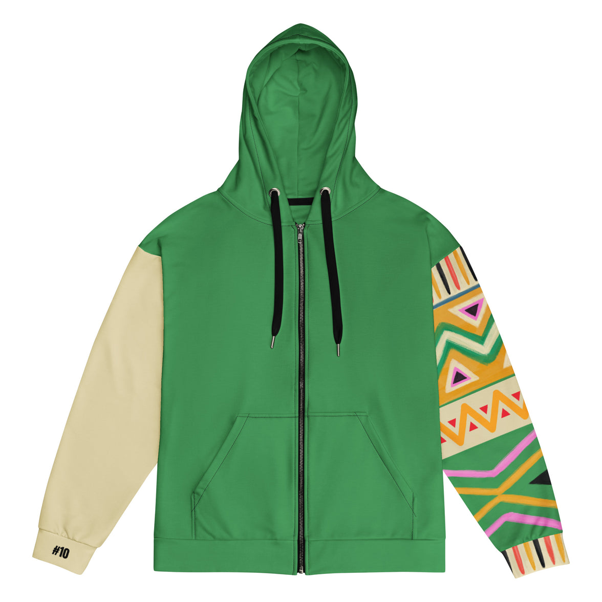 Dear Human Behind Me™ zip hoodie Message #09 things you are flat back view