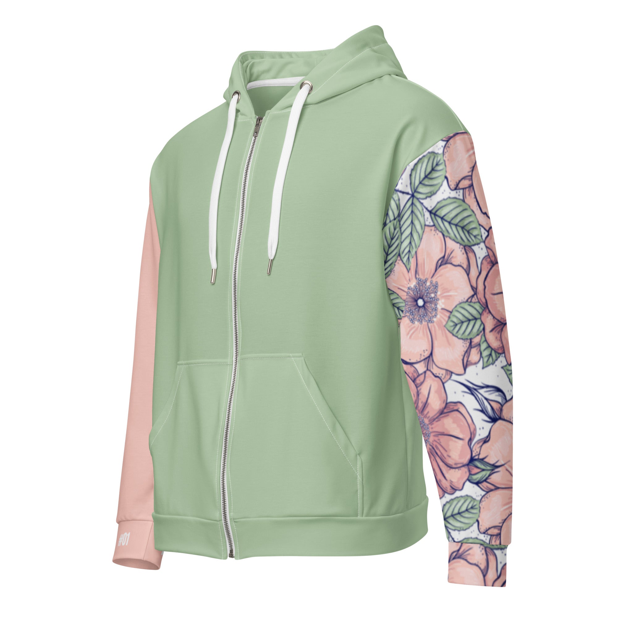 Dear Human Behind Me™ zip hoodie Message #01 You Are Loved front view