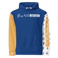Front view of Dear Human Behind Me™ hoodie Message #11 You Are Worthy